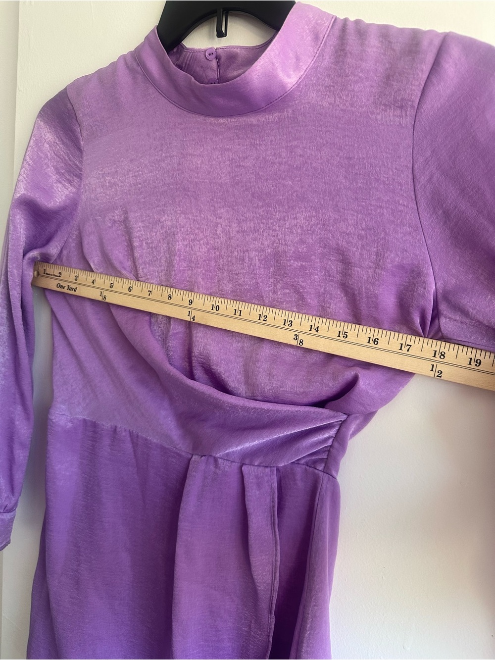 Zara Purple Long Sleeve Mini Dress - Picture 13 of 14
